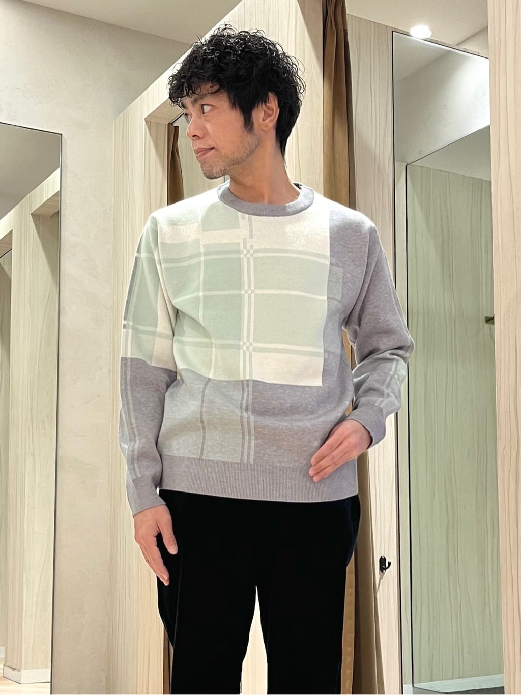 URAさんの「TAKEO KIKUCHI｜【None Of Stress】ストレッチ ダウンブルゾン」を使ったコーディネート