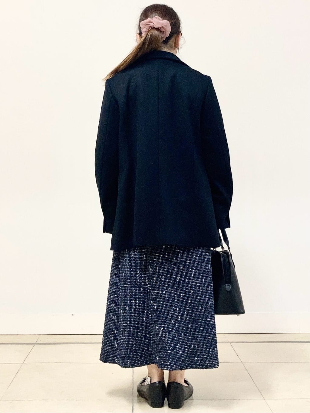 tomominさんの「Reflect｜【SS-4Lサイズ／衿が顔に当たらない◎】スタンドネックミドルコート」を使ったコーディネート