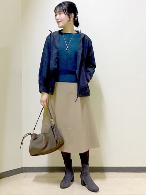  beni_gingerさんの「Reflect｜【ライトアウター／キレイ見え／気軽な羽織に◎】スポーティライトアウター」を使ったコーディネート