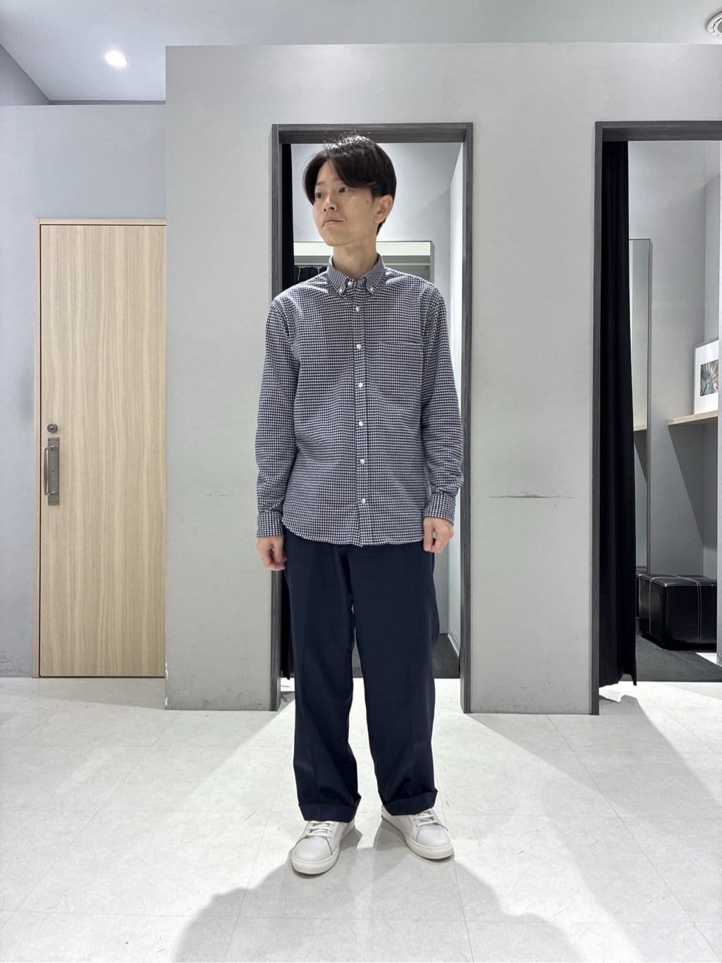 わいずみさんの「TAKEO KIKUCHI｜カラーコンビ ダウンブルゾン」を使ったコーディネート