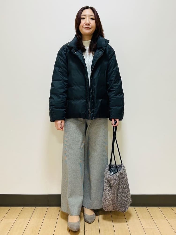miiiさんの「Reflect｜【すっきりシルエット】ショート丈ダウンコート」を使ったコーディネート