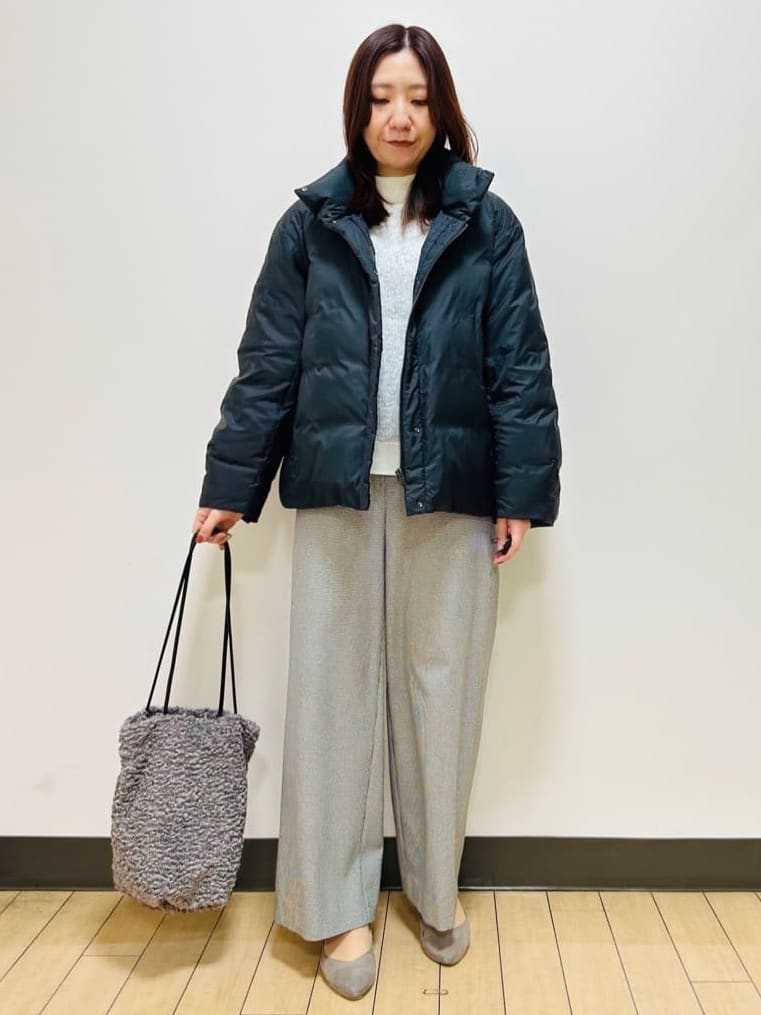 miiiさんの「Reflect｜【すっきりシルエット】ショート丈ダウンコート」を使ったコーディネート