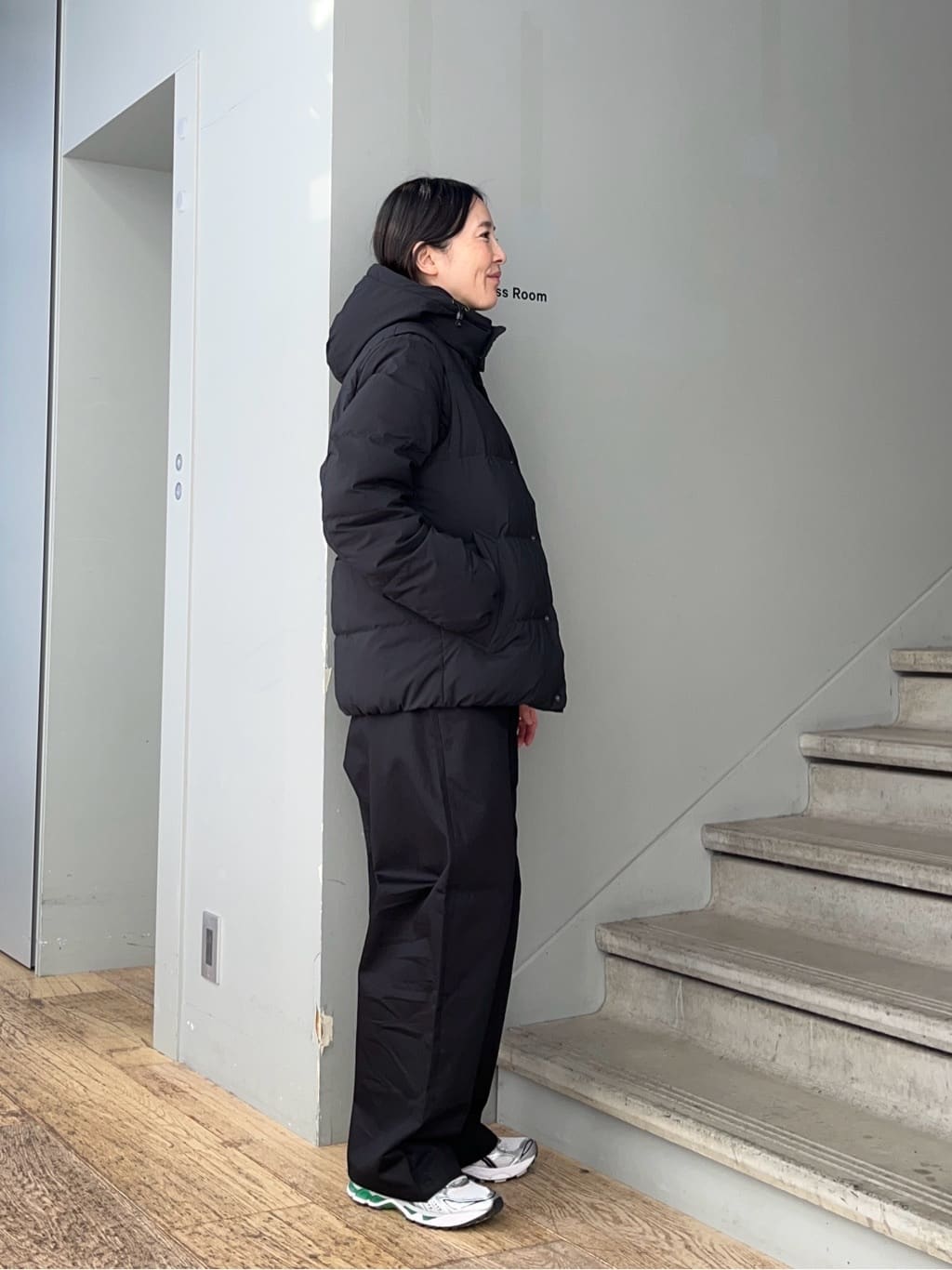 神野（jinno）さんの「TAKEO KIKUCHI｜【袖取り外し可】デタッチャブル ダウンブルゾン」を使ったコーディネート