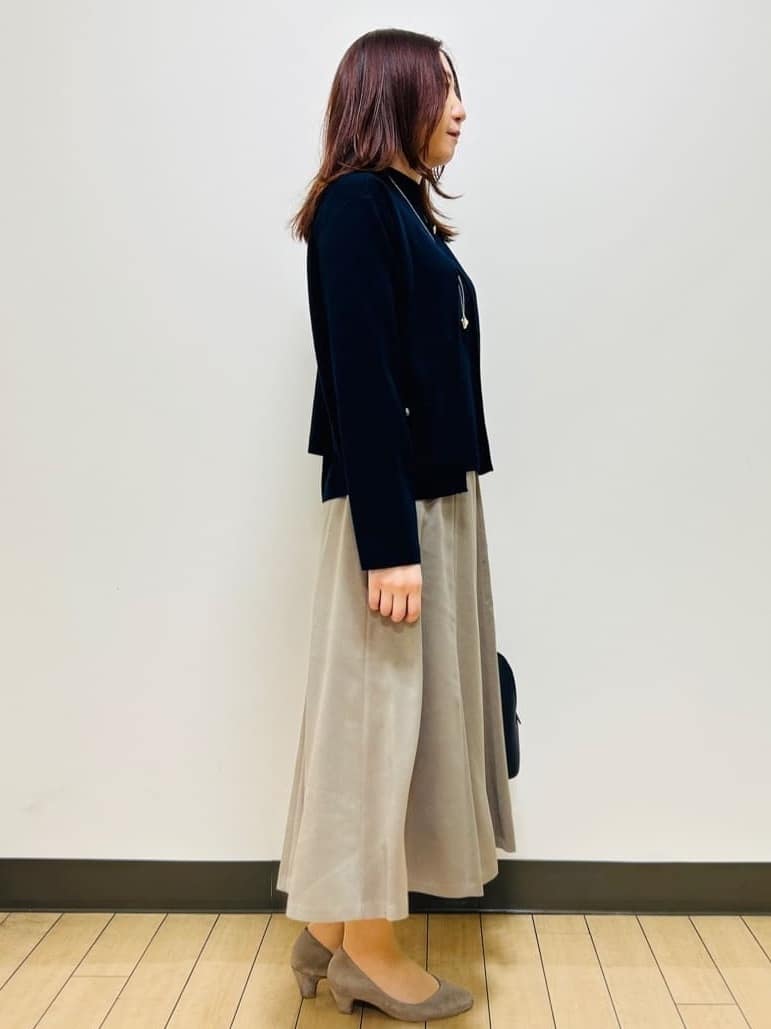 miiiさんの「Reflect｜【選べる5色／アンサンブル可】プチハイネックリブニット」を使ったコーディネート