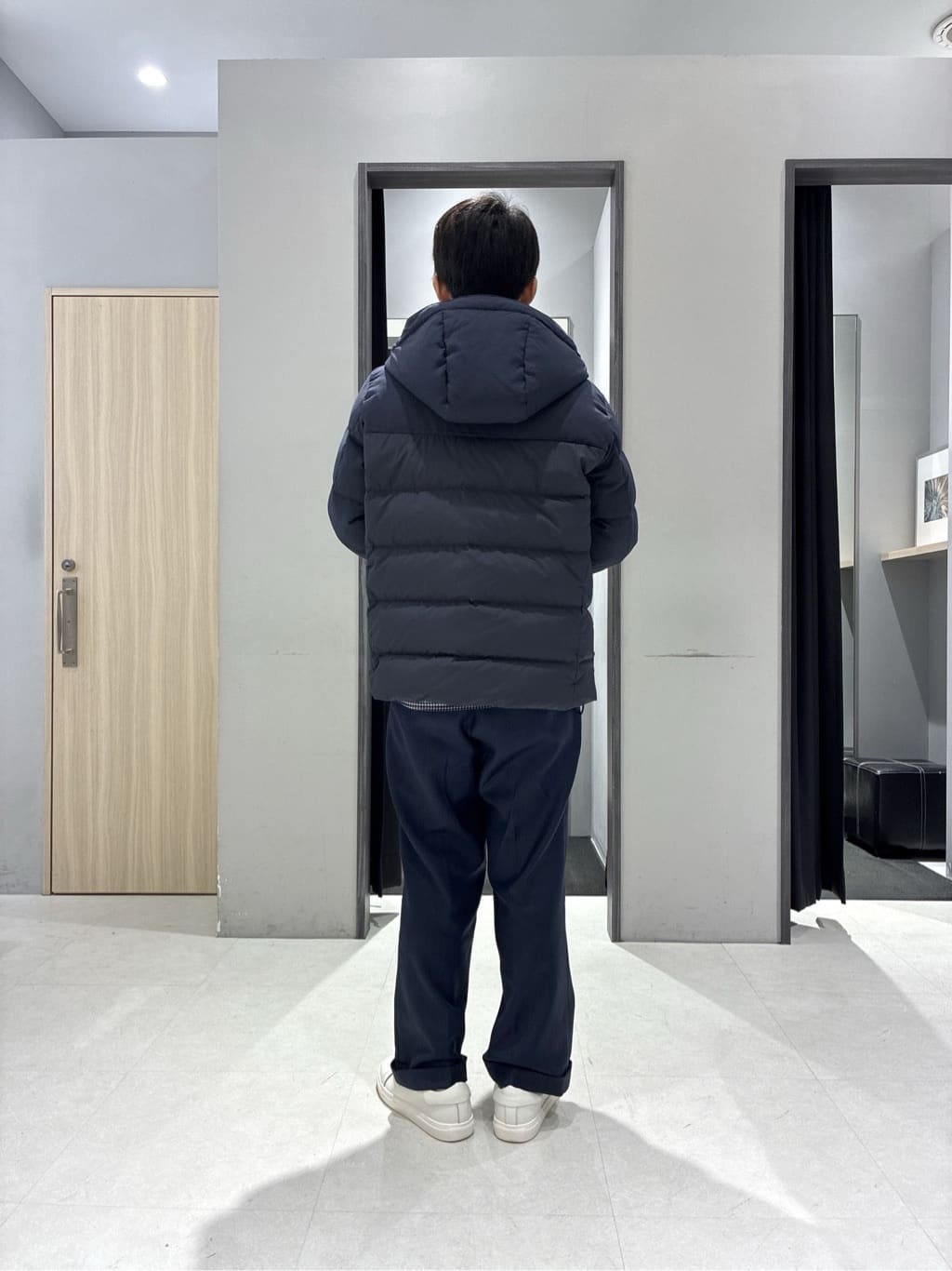 わいずみさんの「TAKEO KIKUCHI｜カラーコンビ ダウンブルゾン」を使ったコーディネート