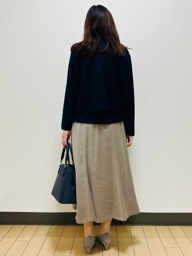 miiiさんの「Reflect｜【選べる5色／アンサンブル可】プチハイネックリブニット」を使ったコーディネート