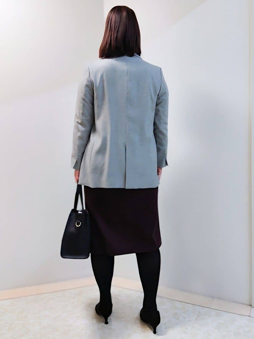 エリさんの「Reflect｜【ほんのりラメ感◎】ケーブル柄ニット」を使ったコーディネート