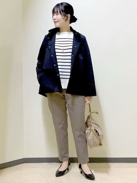  beni_gingerさんの「Reflect｜【すっきり見え／フード取り外し可／通勤におすすめ◎】ライティアウター」を使ったコーディネート