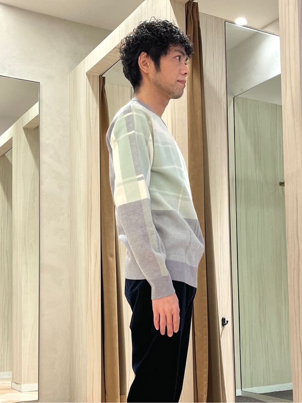 URAさんの「TAKEO KIKUCHI｜【None Of Stress】ストレッチ ダウンブルゾン」を使ったコーディネート