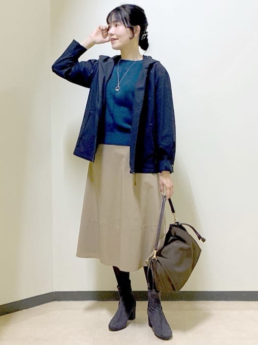  beni_gingerさんの「Reflect｜【ライトアウター／キレイ見え／気軽な羽織に◎】スポーティライトアウター」を使ったコーディネート