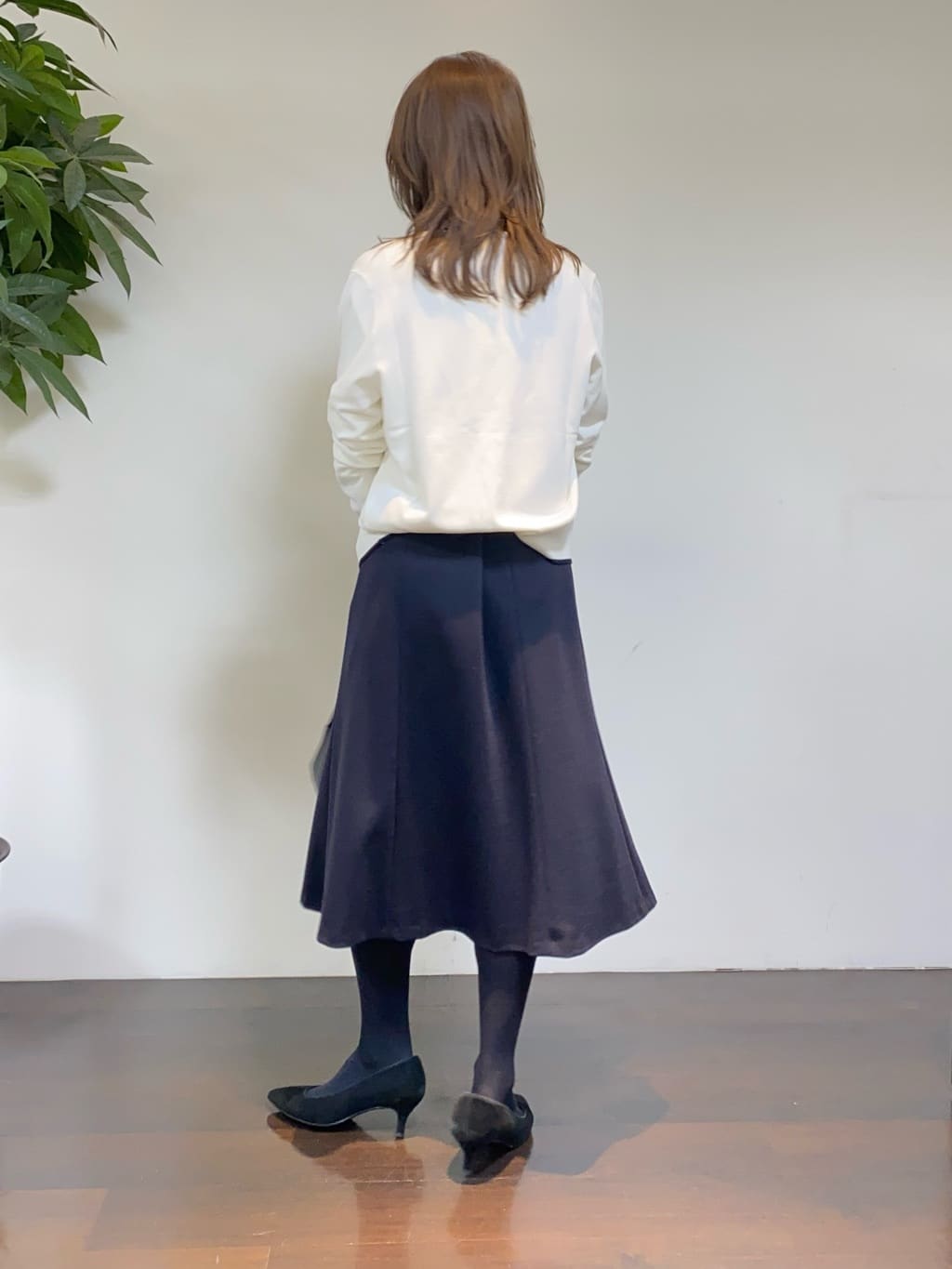 tomoさんの「UNTITLED｜【洗えるスーツ/ストレッチ】ウール混ジャージ ノーカラージャケット」を使ったコーディネート