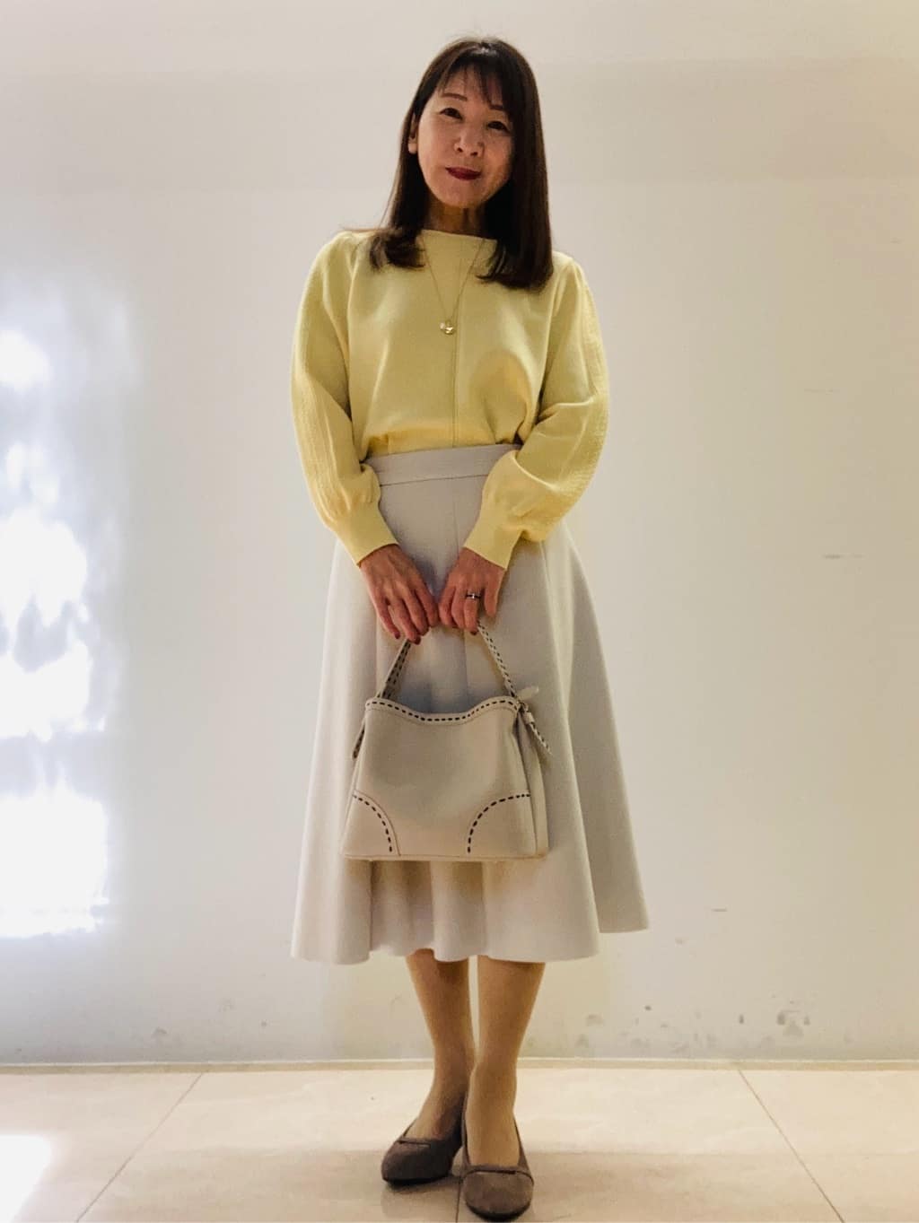 kurodaさんの「Reflect｜【SS-4Lサイズ／選べる6色】テーラードカラーロングウール混コート」を使ったコーディネート