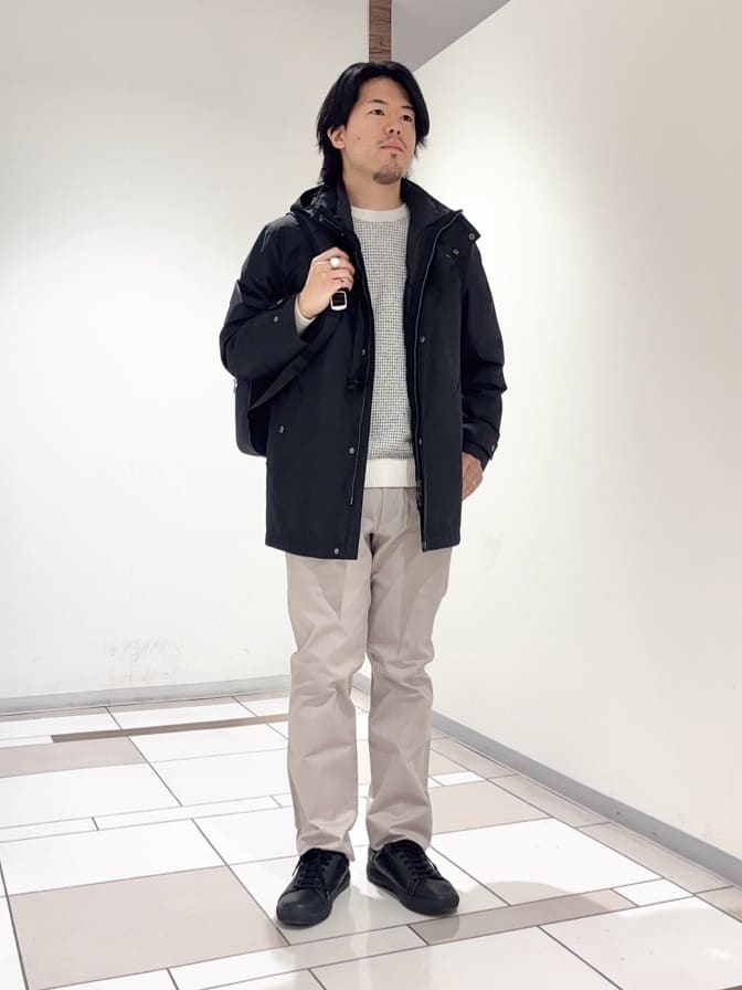 及川さんの「TAKEO KIKUCHI｜【3WAY】グレンチェック ダウンライナー ブルゾン」を使ったコーディネート