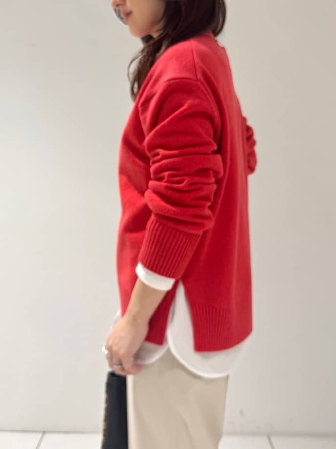 そんさんの「INDIVI｜【カシミヤ混】ミドルゲージ ハイネックニット」を使ったコーディネート