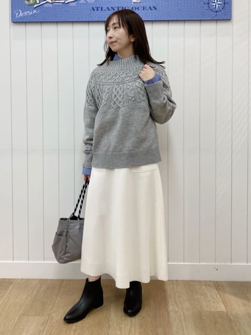 yoshiさんの「Dessin｜【4WAY/洗える】ベスト付き中綿キルトコート」を使ったコーディネート
