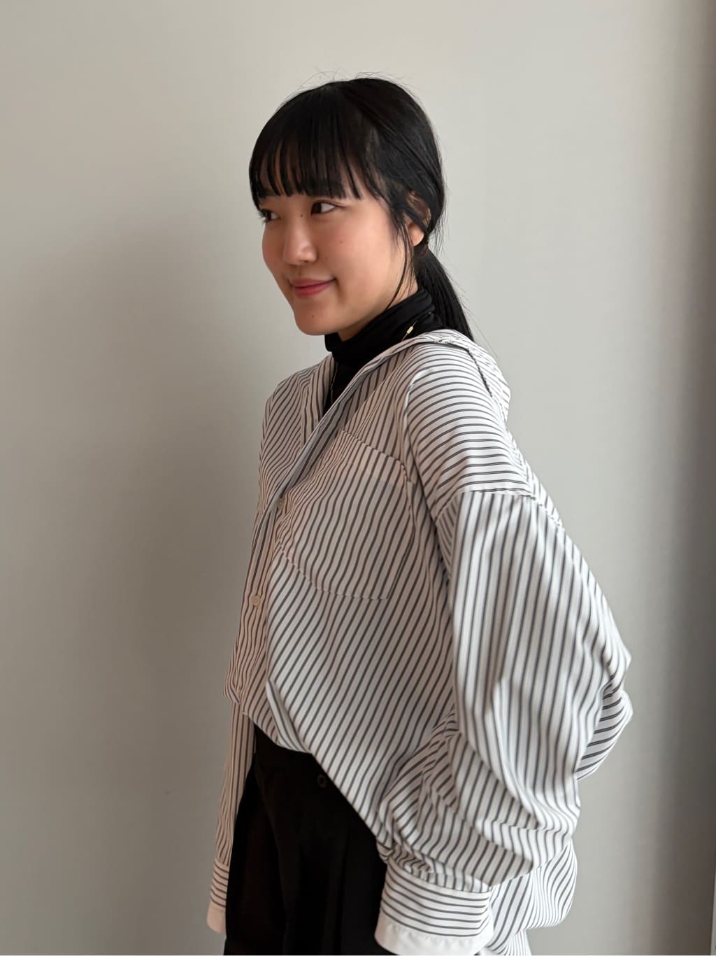 Akutagawaさんの「tk.TAKEO KIKUCHI｜レイヤードストライプシャツ」を使ったコーディネート