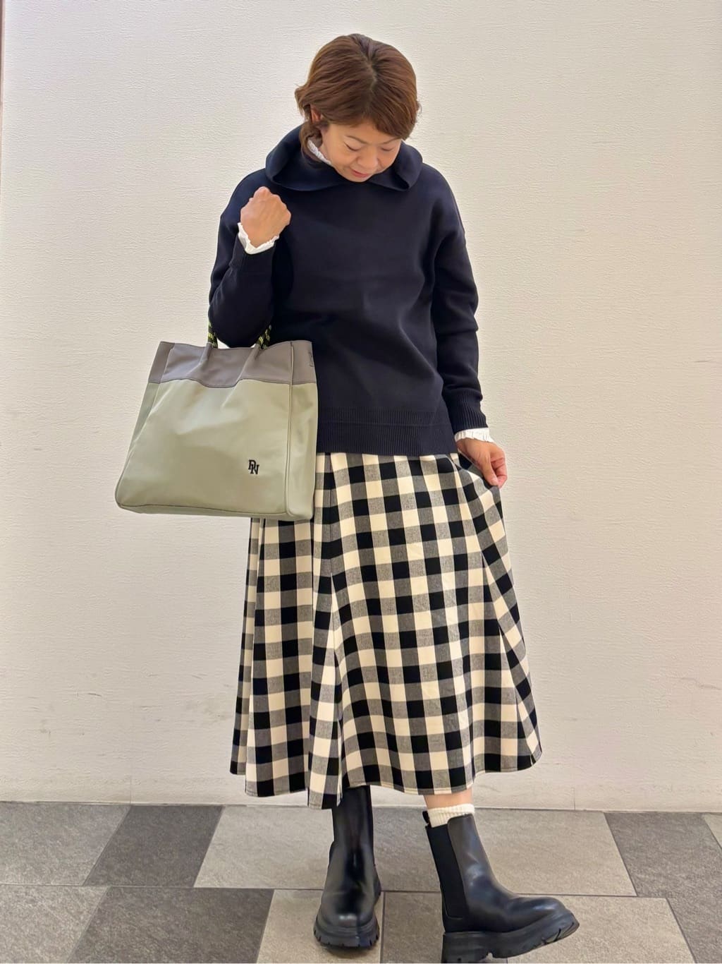 Haruさんの「Dessin｜【2WAY/洗える】中綿キルトコート」を使ったコーディネート