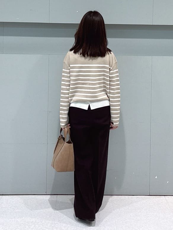 makiさんの「UNTITLED｜【洗える】モックネックミラノリブニット」を使ったコーディネート