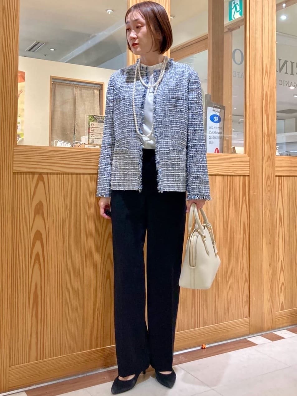 ゆうさんの「UNTITLED｜【仕事着/スーツ】ファンシーツイード ジャケット」を使ったコーディネート