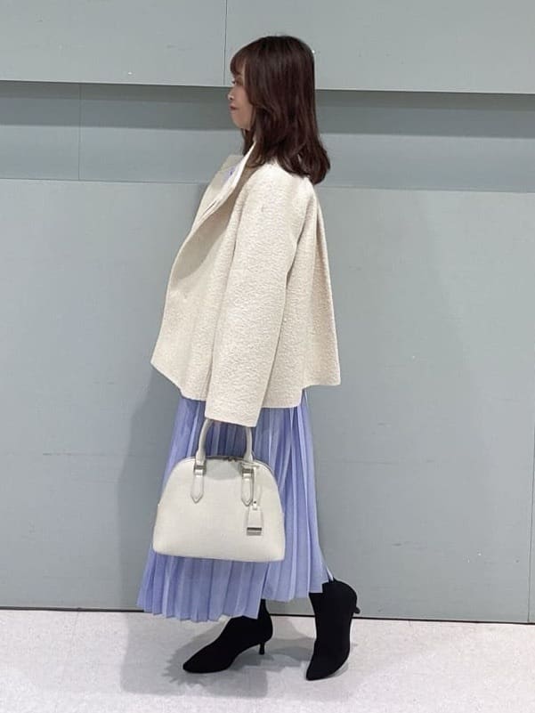 makiさんの「UNTITLED｜◆【フォーマル/洗える】ボウタイ プリーツワンピース」を使ったコーディネート