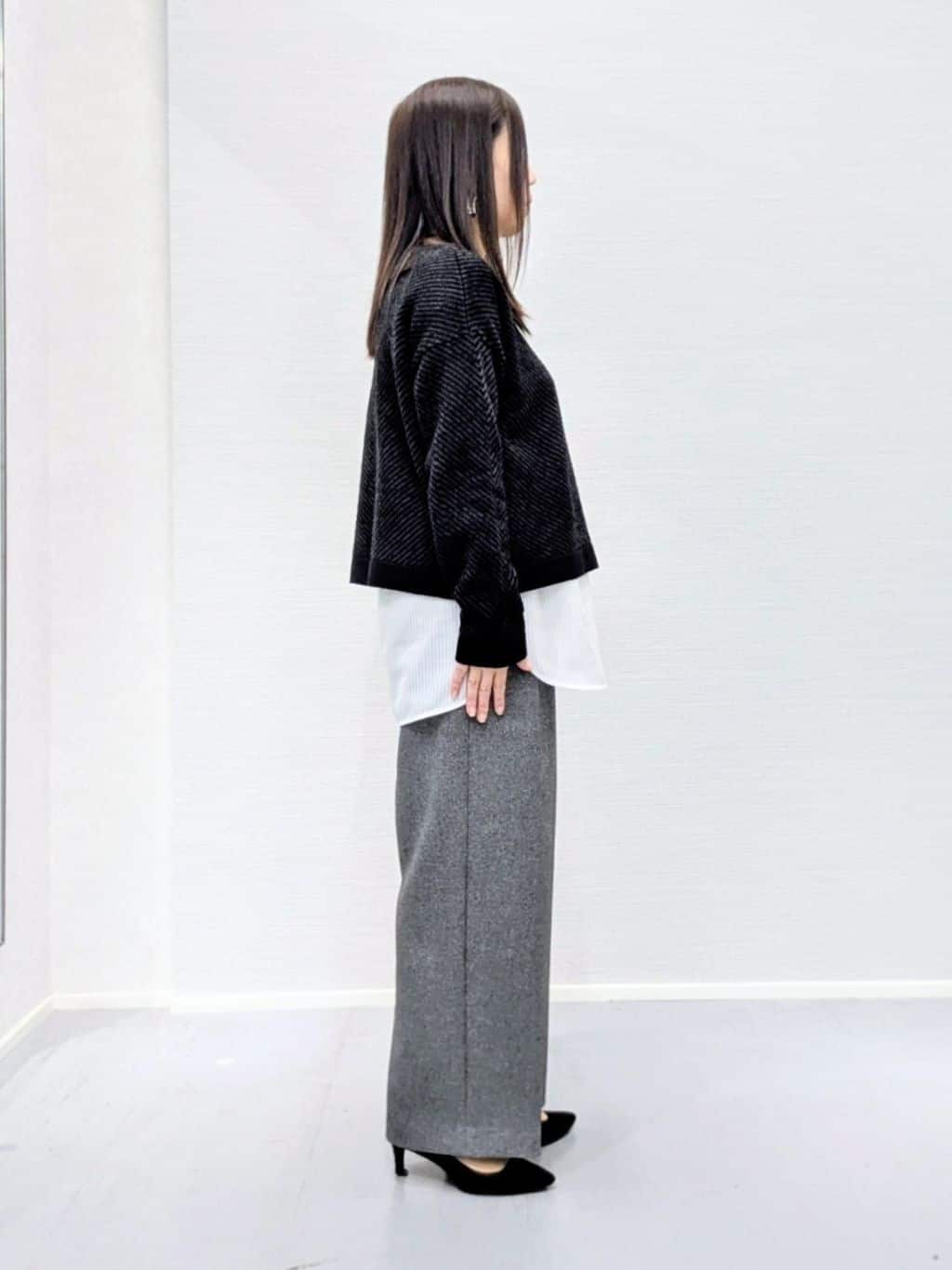 makkyさんの「UNTITLED｜【手洗い可】ジャガートニット」を使ったコーディネート