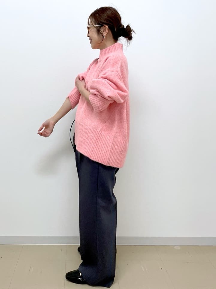 Akiさんの「OPAQUE.CLIP｜ふわふわハイネックニット【洗濯機OK】」を使ったコーディネート