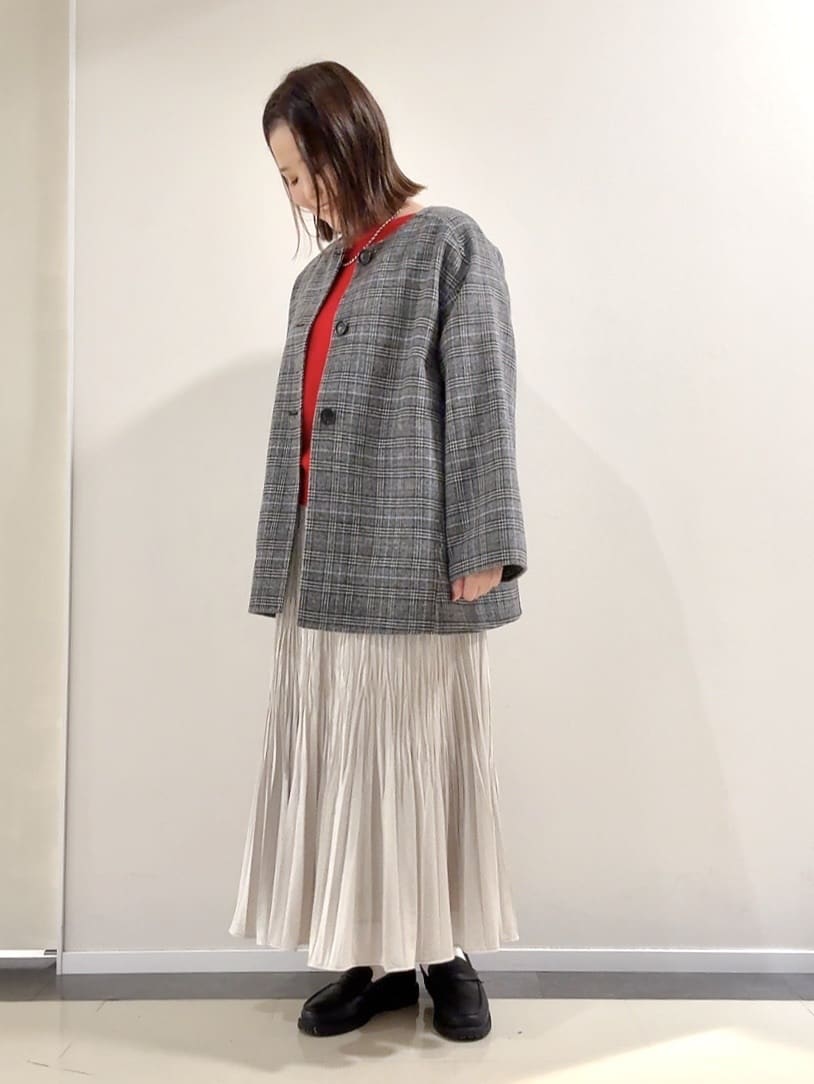 YUIさんの「UNTITLED｜【ミディ丈/軽やか】セミラグランリバー コート」を使ったコーディネート