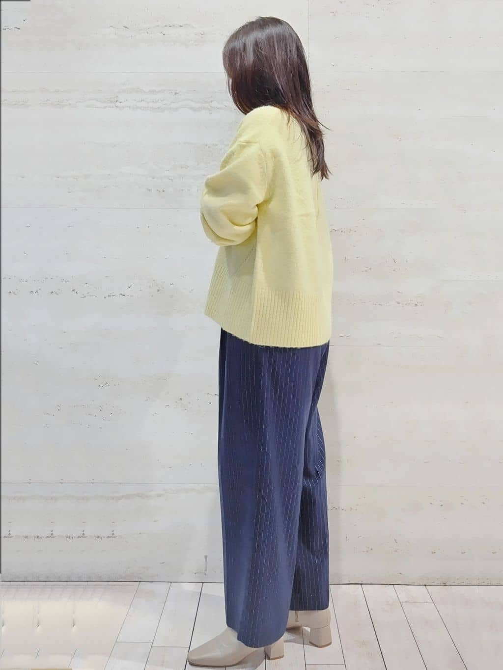 よしみさんの「OPAQUE.CLIP｜ふわふわハイネックニット【洗濯機OK】」を使ったコーディネート