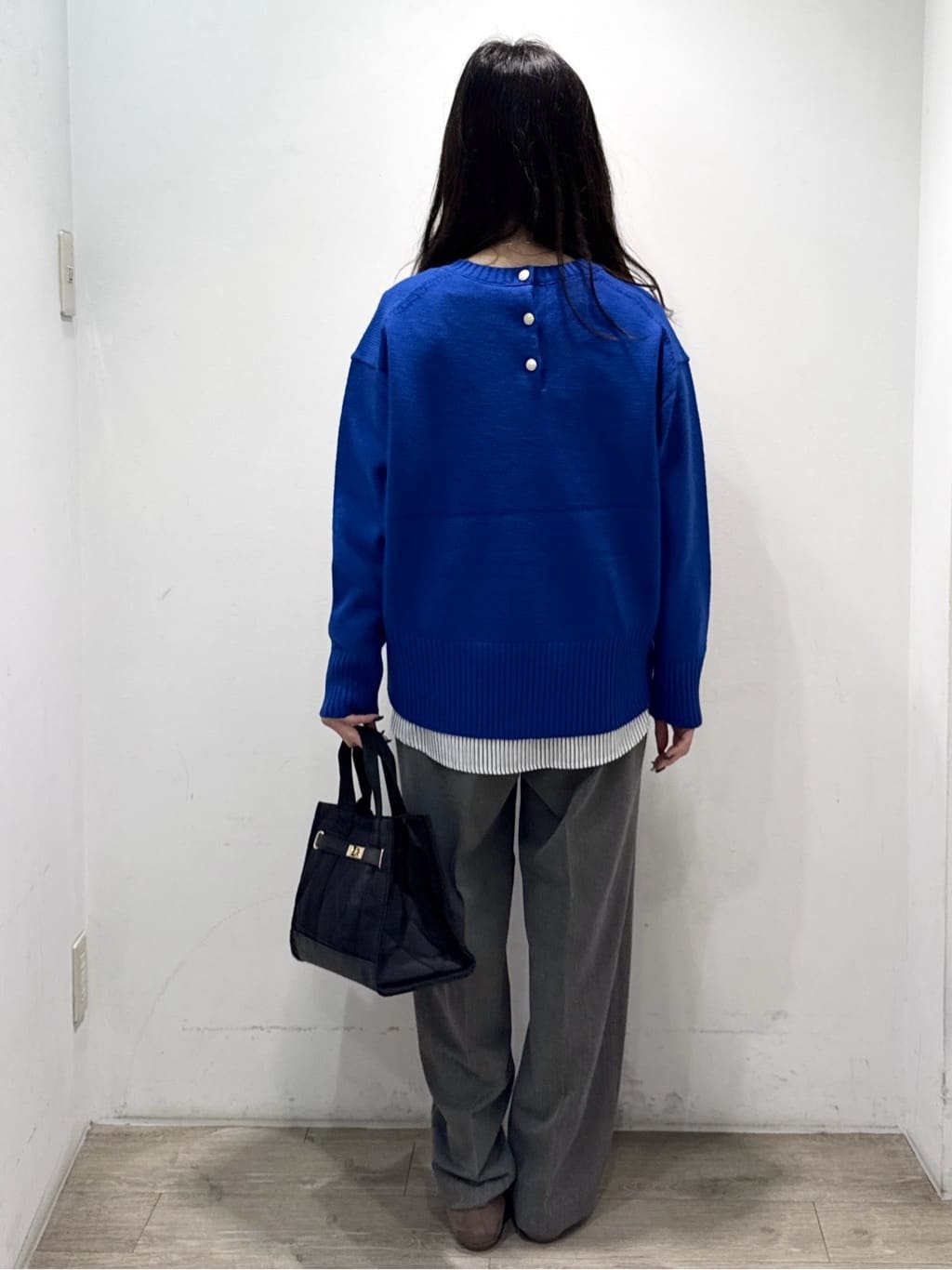 yuicciさんの「OPAQUE.CLIP｜シャツドッキングカットソー【洗濯機OK】」を使ったコーディネート