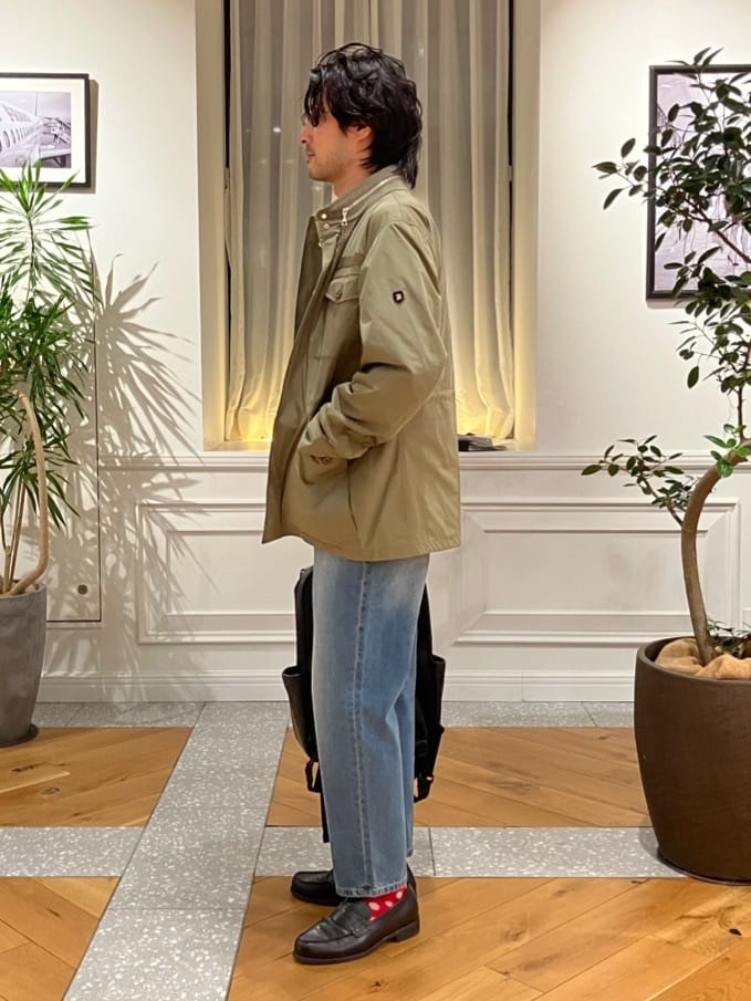 junyaさんの「DRESSTERIOR｜◆【Safari5月号掲載】10．6oz コンフォートワイドデニムパンツ」を使ったコーディネート