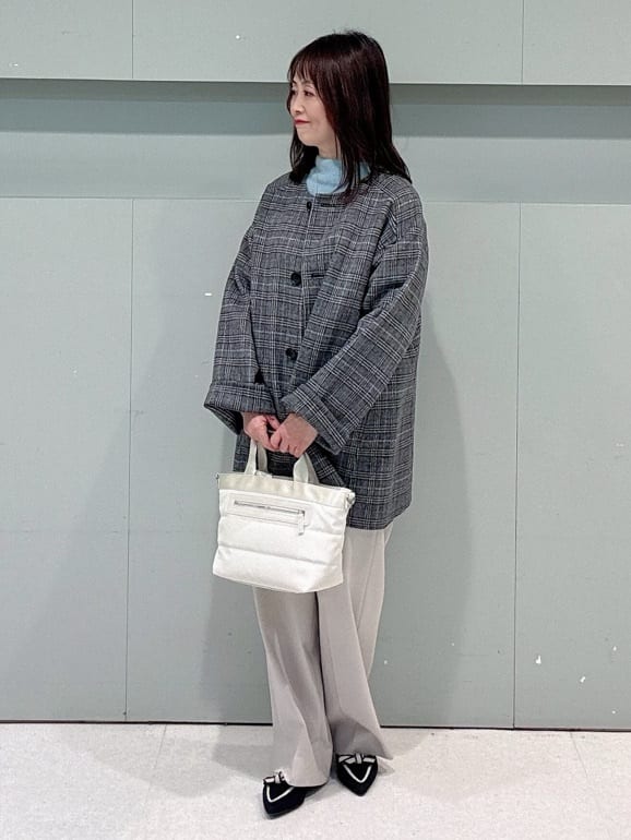 makiさんの「UNTITLED｜【ミディ丈/軽やか】セミラグランリバー コート」を使ったコーディネート