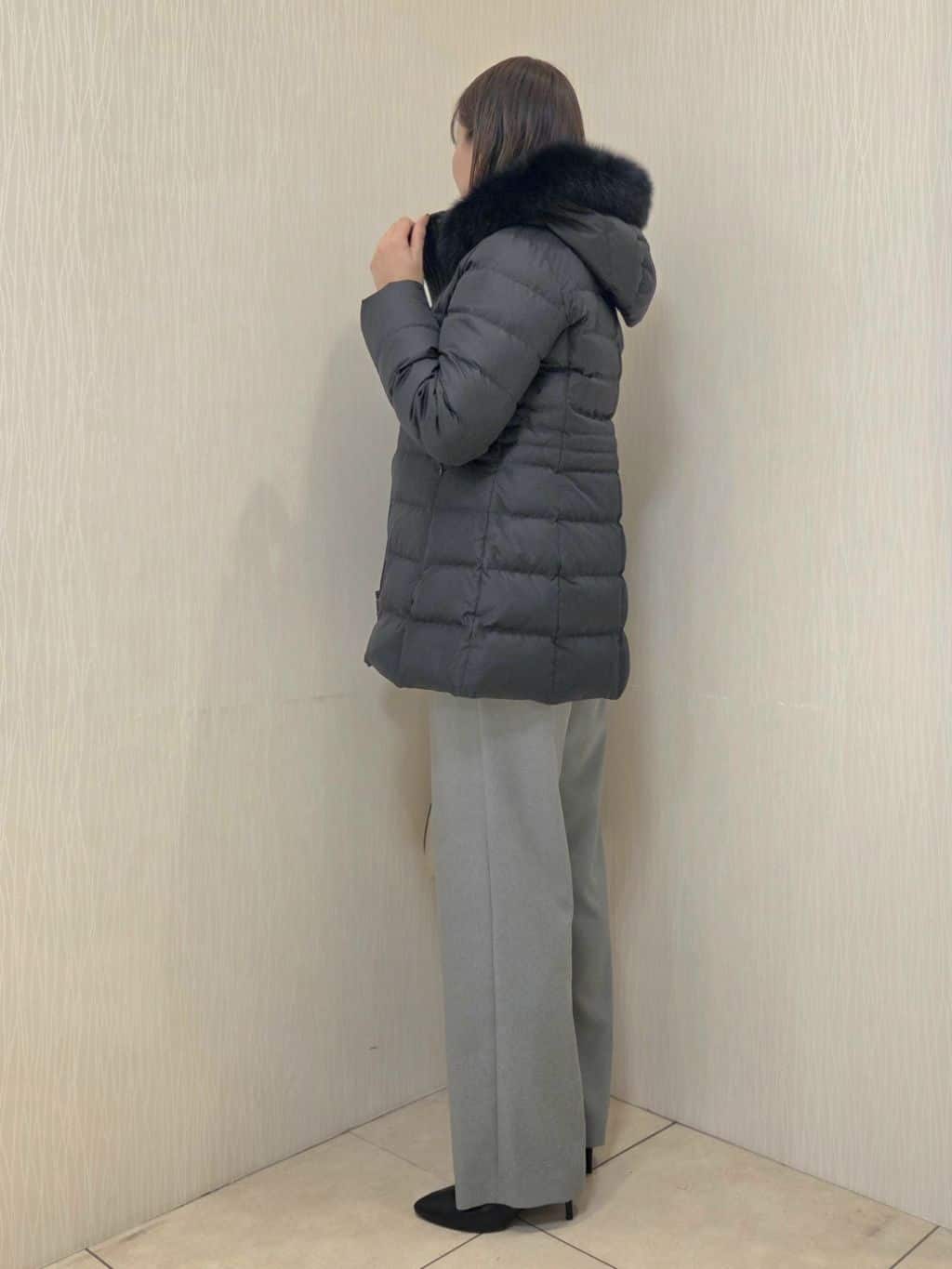 naokoさんの「UNTITLED｜【洗える/ワイド/ウエストゴム】ストレッチドロストパンツ」を使ったコーディネート