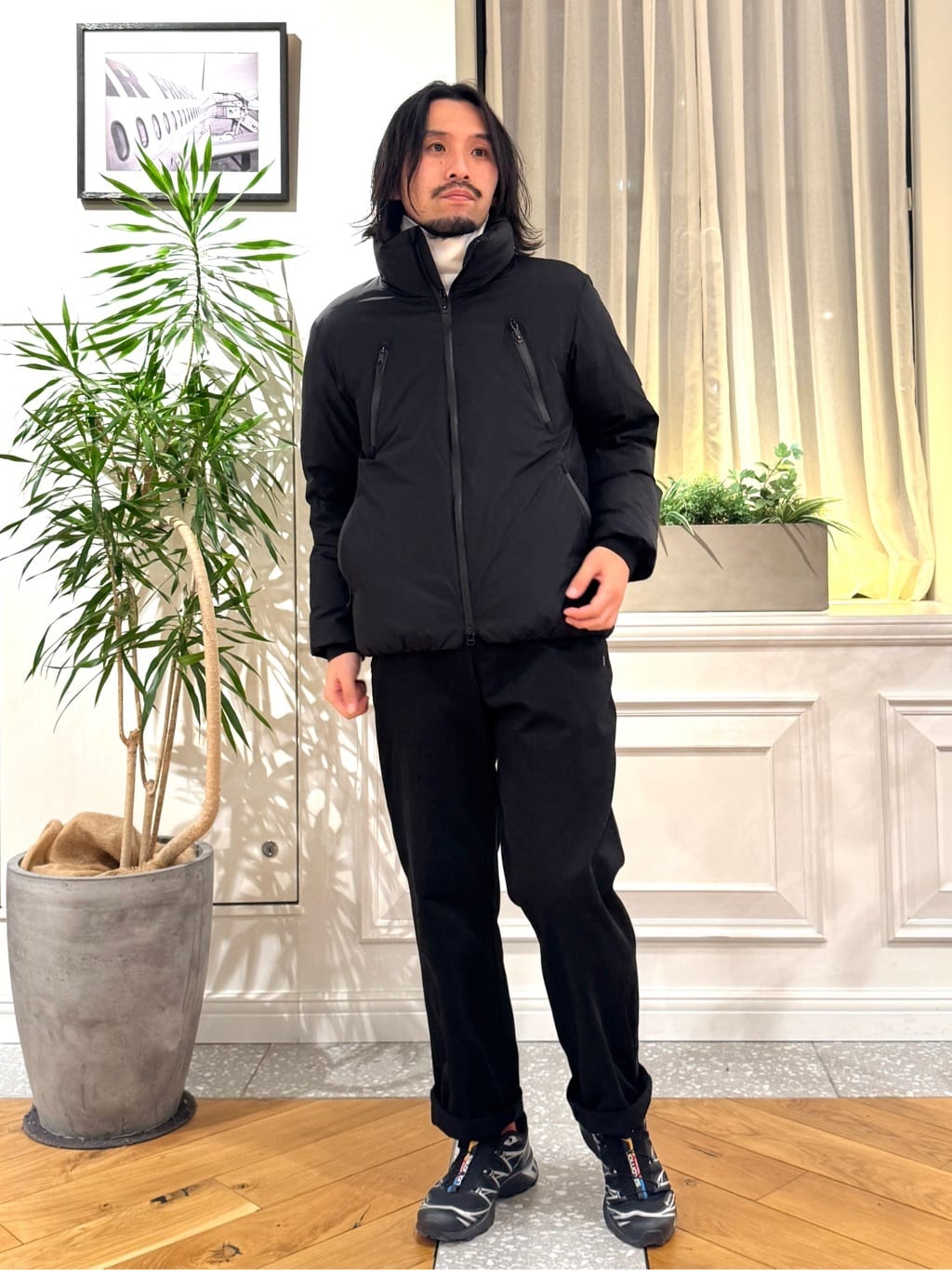 kawarataniさんの「DRESSTERIOR｜◆【700フィルパワー/高品質ダウン】ファンクショナル ハイネックダウン」を使ったコーディネート