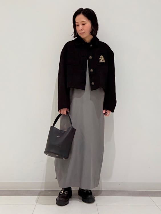 MIYAKAWAさんの「DRESSTERIOR｜◆エンブレムショートブルゾン」を使ったコーディネート