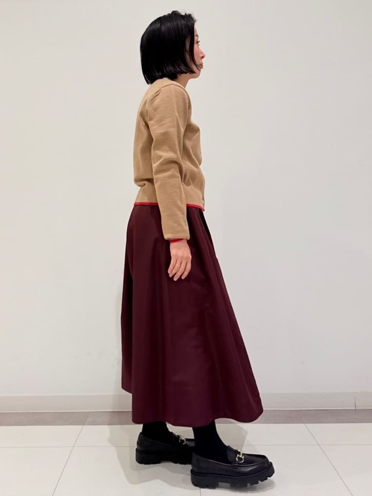 MIYAKAWAさんの「DRESSTERIOR｜◆フェイクファーコンビリサイクルレザートートバッグ」を使ったコーディネート