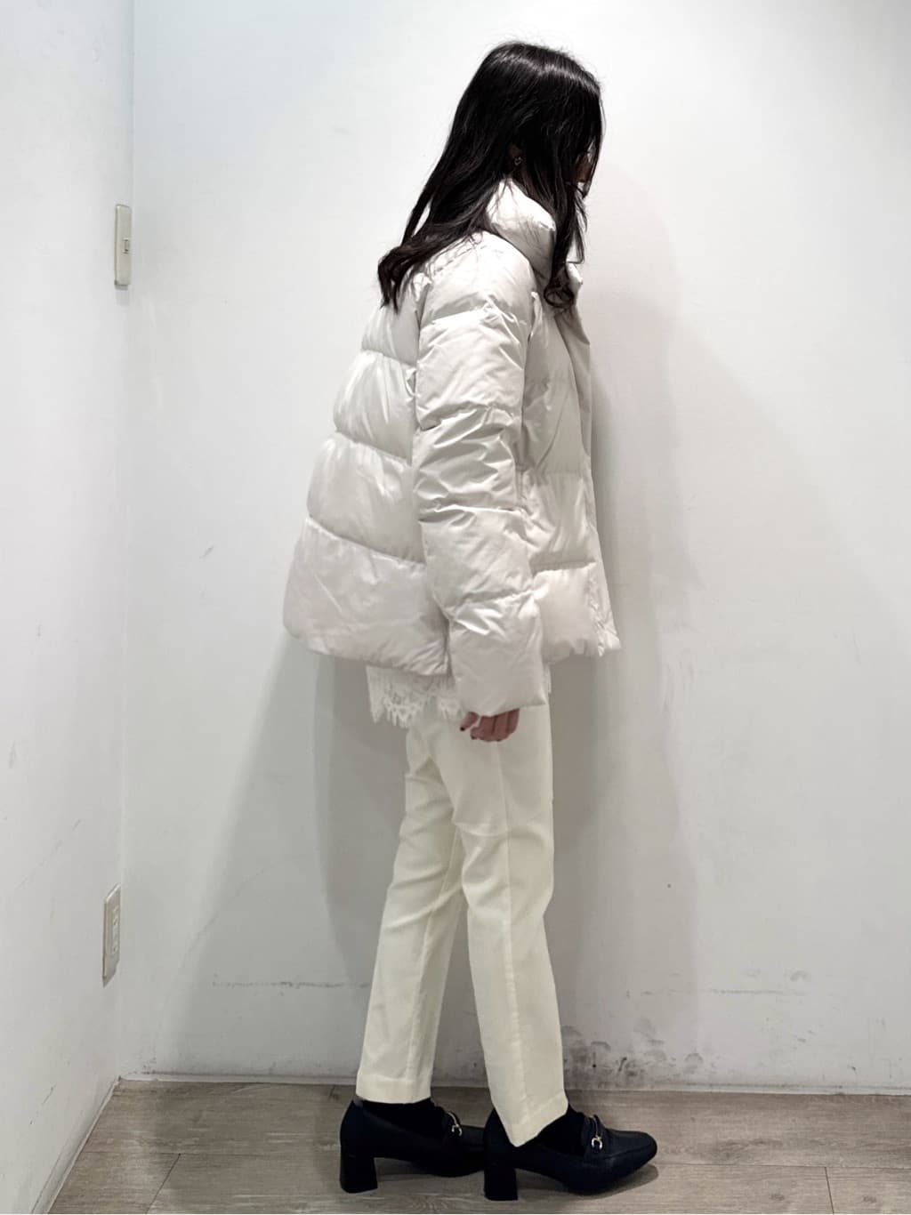 yuicciさんの「OPAQUE.CLIP｜撥水ショートダウン【防風／抗菌防臭／洗濯機洗い可】《SS～LL》」を使ったコーディネート