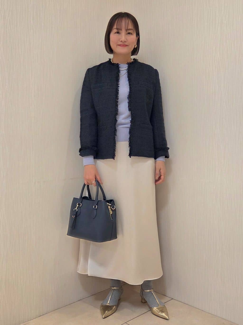 naokoさんの「UNTITLED｜【仕事着/スーツ】ファンシーツイード ジャケット」を使ったコーディネート