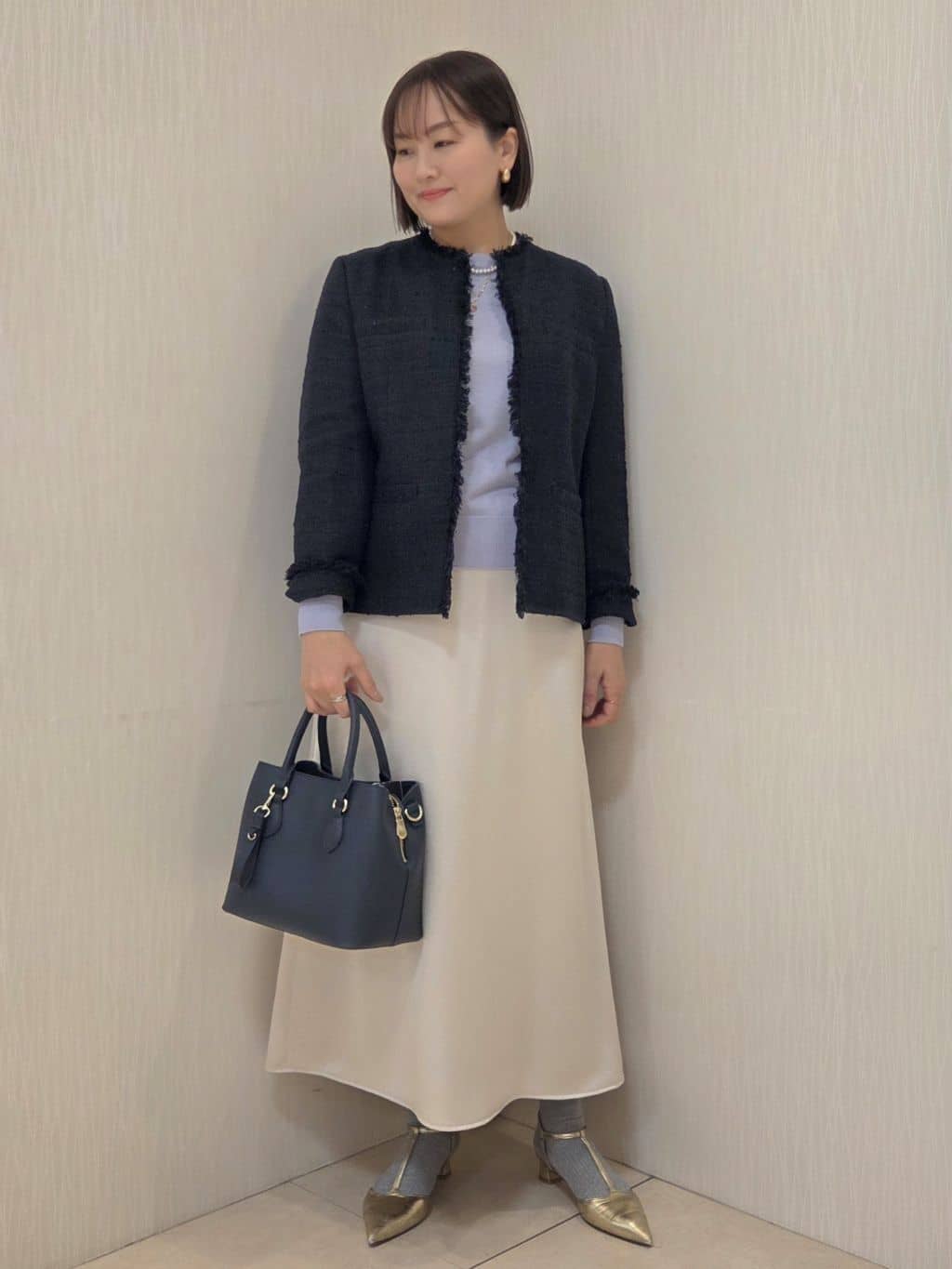 naokoさんの「UNTITLED｜【仕事着/スーツ】ファンシーツイード ジャケット」を使ったコーディネート