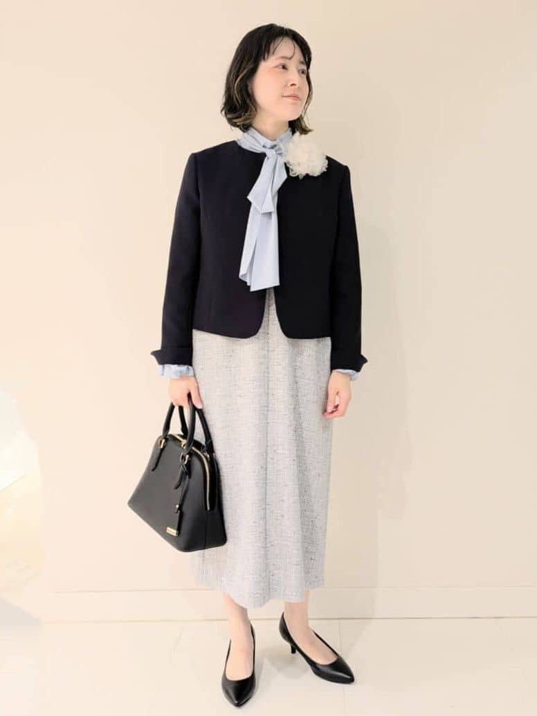 サオリさんの「UNTITLED｜◆【Made In Japan】シルクコサージュ」を使ったコーディネート