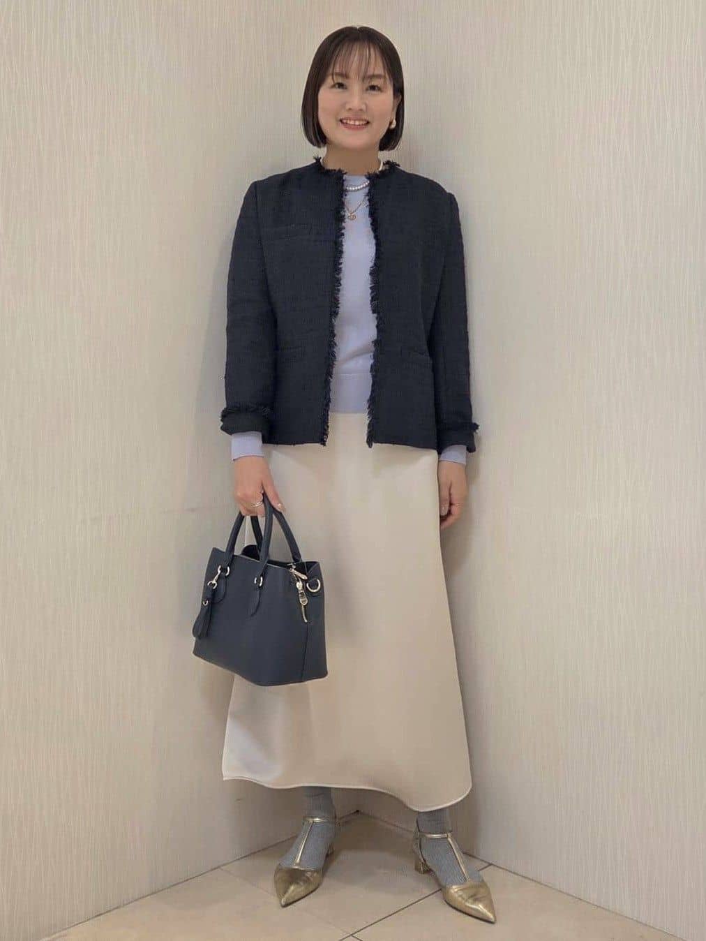 naokoさんの「UNTITLED｜【仕事着/スーツ】ファンシーツイード ジャケット」を使ったコーディネート
