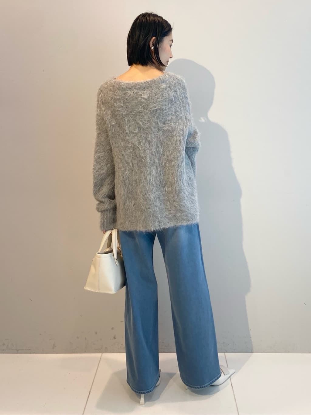 AYAさんの「UNTITLED｜【ゆったり】アルパカ混シャギー カーディガン」を使ったコーディネート