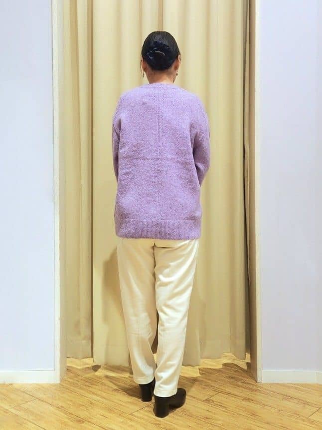 くまさんの「SHOO･LA･RUE｜【洗濯機可/S-LL】美脚見え あったか裏起毛 テーパードパンツ」を使ったコーディネート