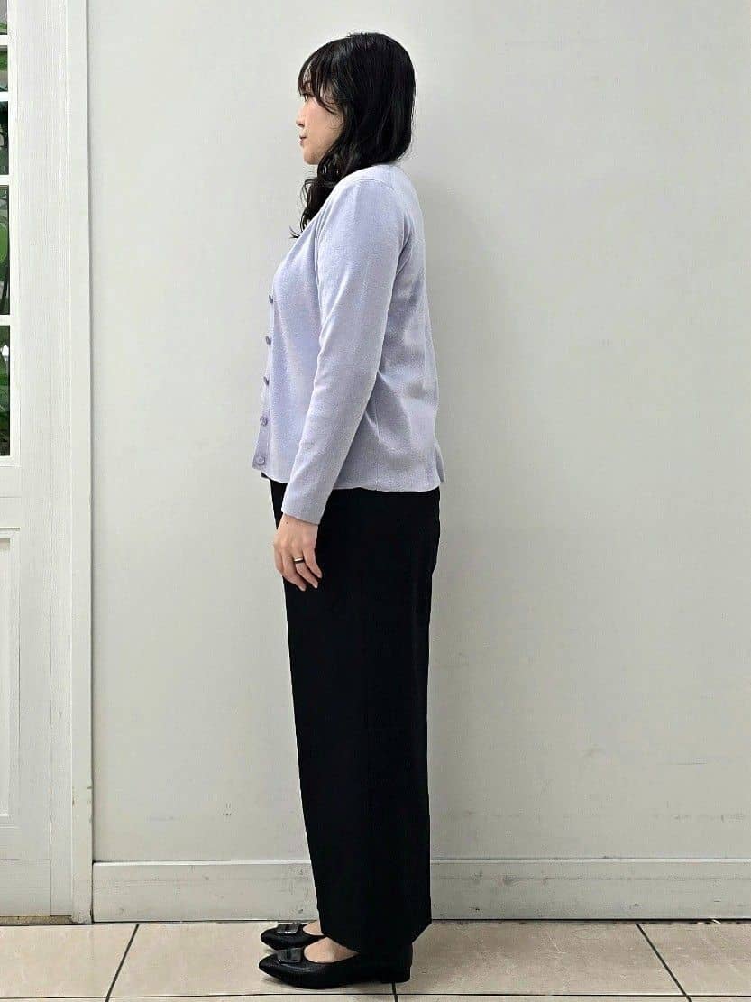 fkeさんの「Reflect｜【選べる5色／アンサンブル可】プチハイネックリブニット」を使ったコーディネート