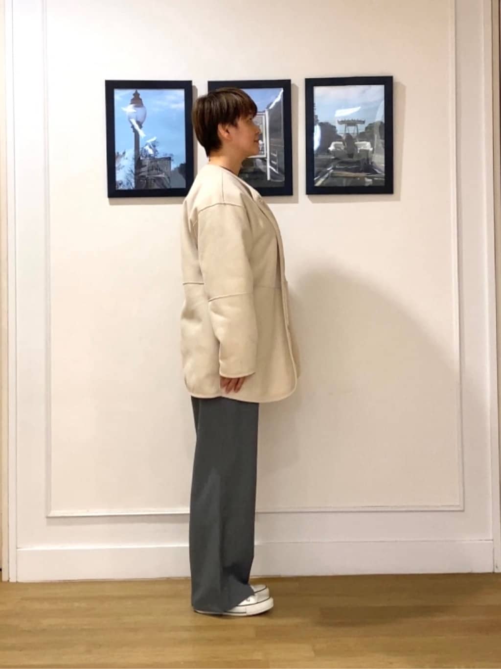 Hiroさんの「Dessin｜【2WAY】フェイクムートンコート」を使ったコーディネート