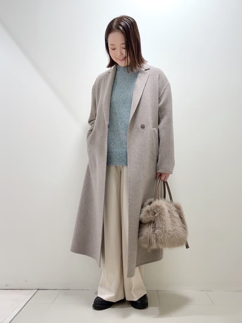 YUIさんの「UNTITLED｜【ゆったり】三つ杢カラーニット」を使ったコーディネート