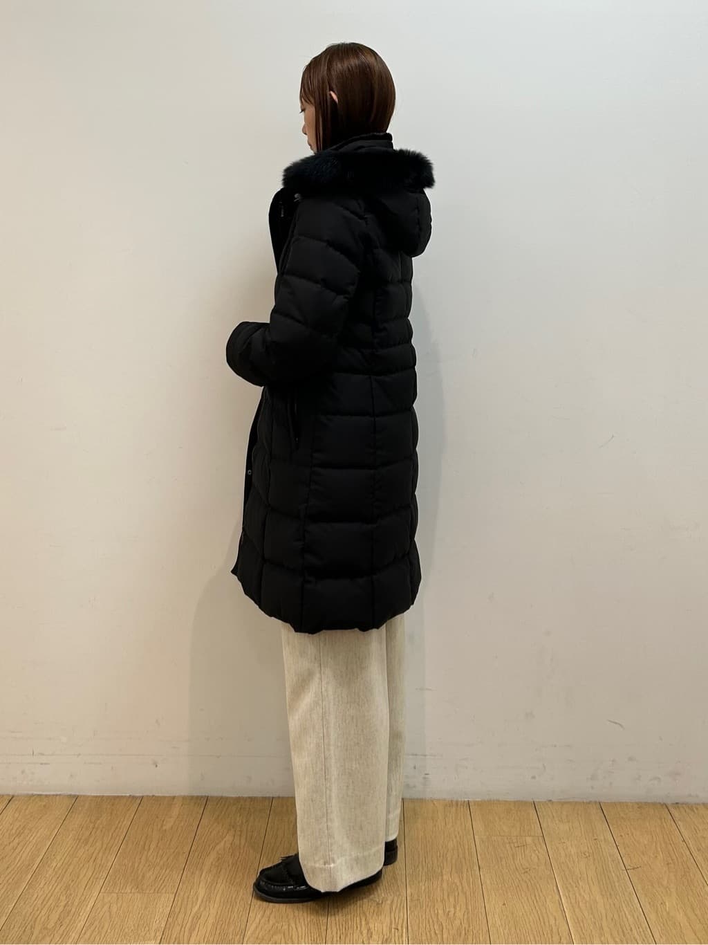 kozueさんの「INDIVI｜【冬ニット人気NO．1！／カシミヤ混】ミドルゲージハイネックニット」を使ったコーディネート