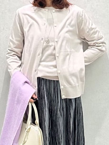 Miwaさんの「UNTITLED｜【日本製／通勤／フォーマル】カシミヤ混ノーカラーコート」を使ったコーディネート