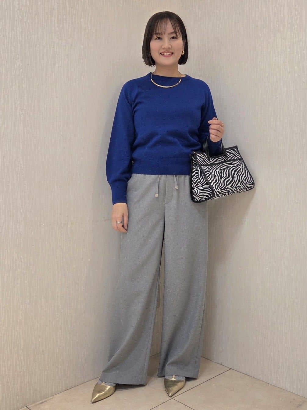 naokoさんの「UNTITLED｜【洗える/ワイド/ウエストゴム】ストレッチドロストパンツ」を使ったコーディネート