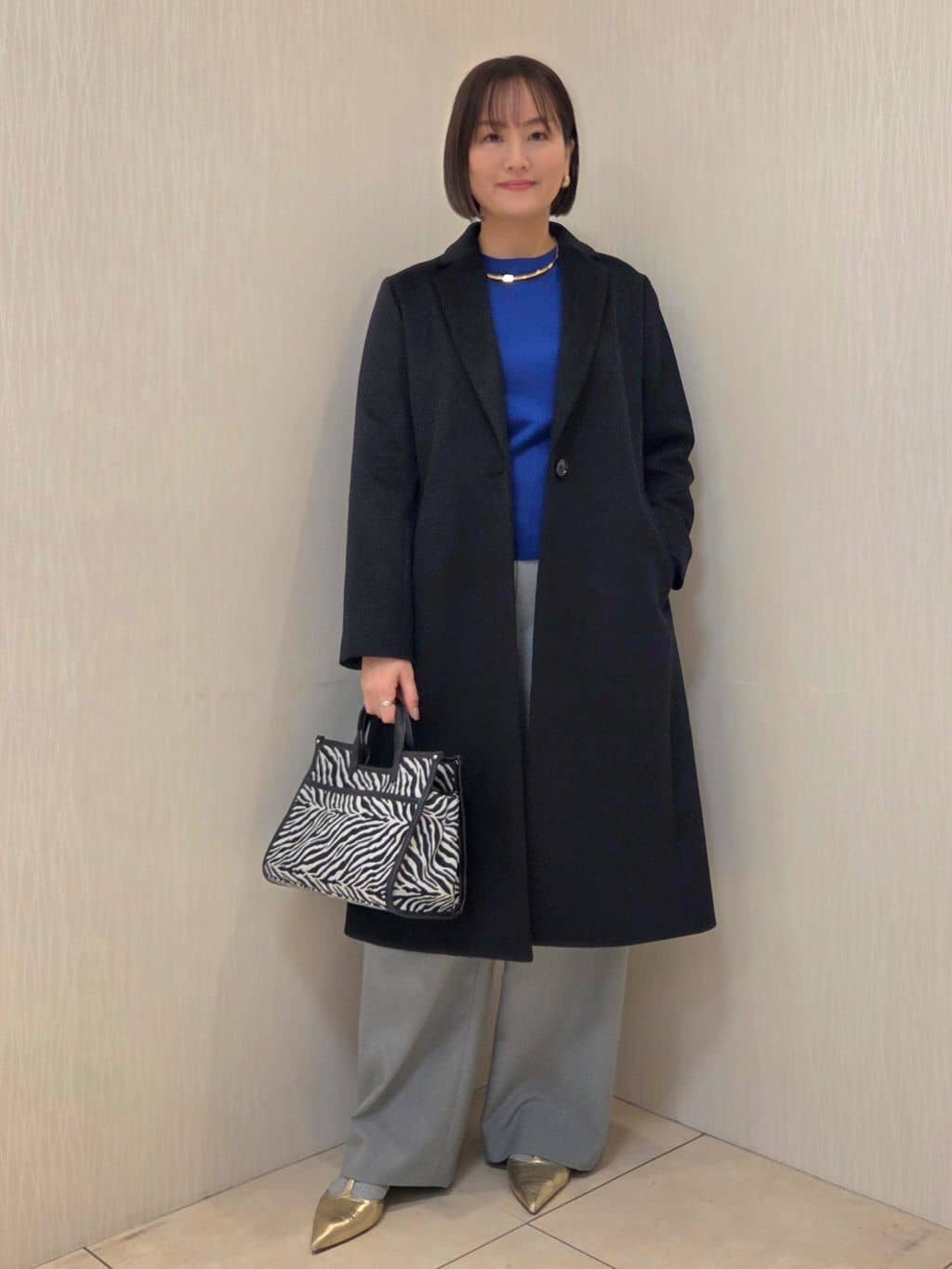 naokoさんの「UNTITLED｜【洗える/ワイド/ウエストゴム】ストレッチドロストパンツ」を使ったコーディネート