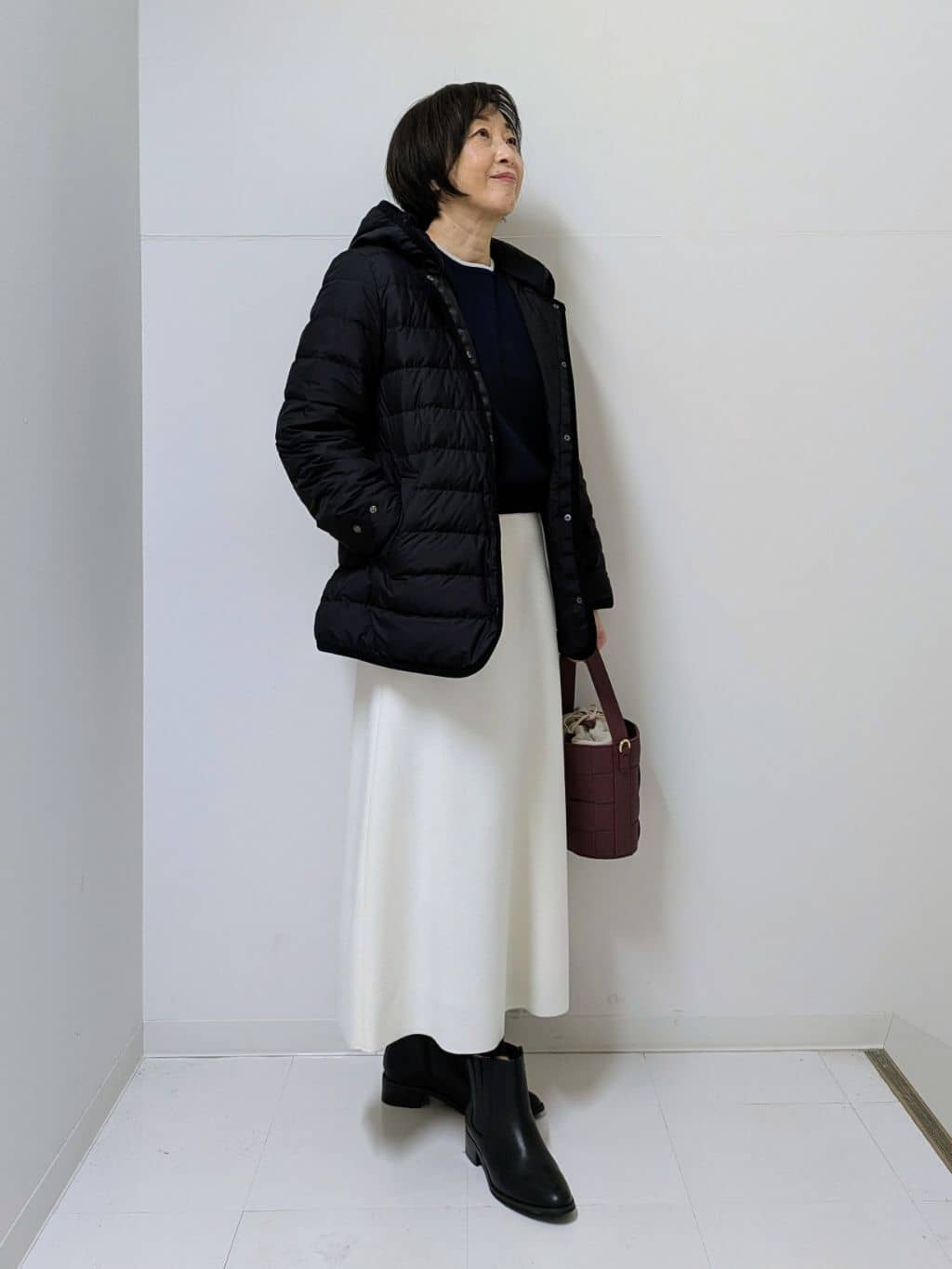 Asaさんの「Dessin｜【撥水・2WAY】ミュラーダウンコートミドル丈」を使ったコーディネート